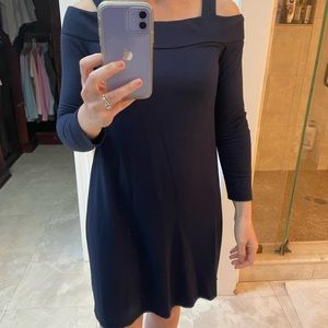 Bailey 44 cold shoulder dress, navy